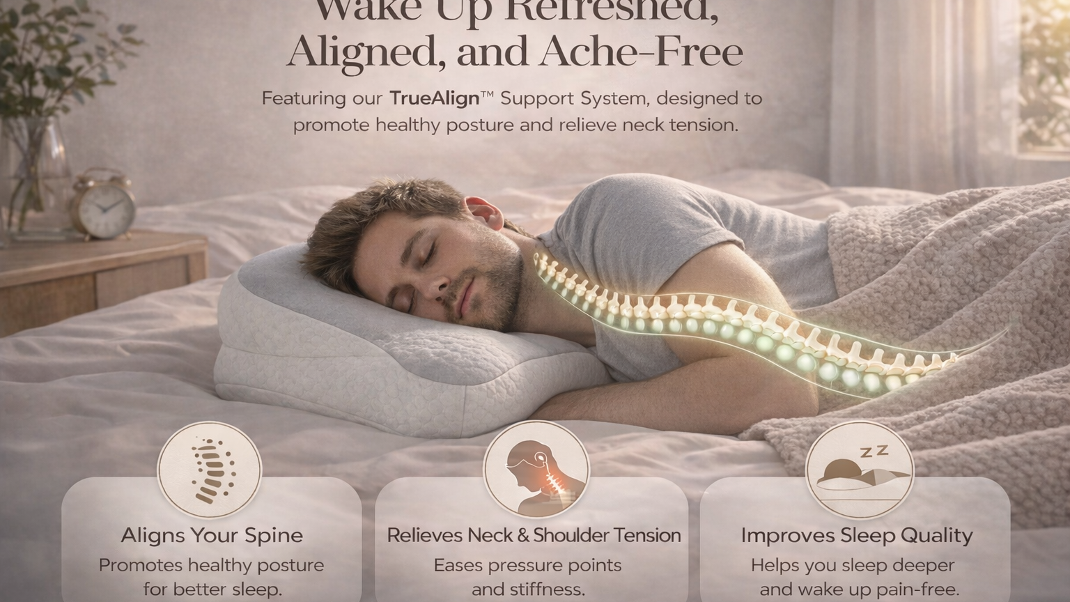 MellowLiving™ Cervical Pillow